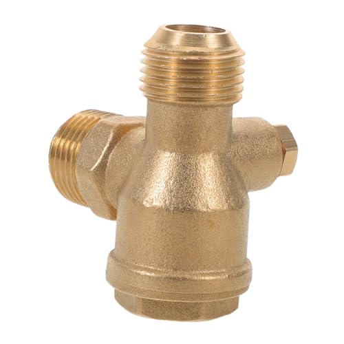 Gatuida Kupfer Rückschlagventil mit Innengewinde Langlebiges Pneumatikventil mit Sperrkern für Industrielle Druckluftkompressoren Energieeffiziente Einwegventil-lösung