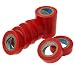 uxcell 10 Rolls Red Adhesive Electrical Installation PVC Plastic Tape