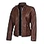 Carrie - Cognac Leather Jacket Women