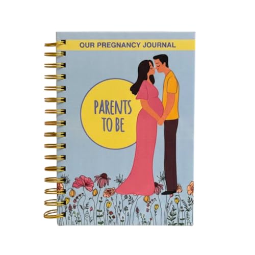 Image of Pregnancy Journal for Pregnant Women - 40-Week Bump Tracker & Memory Book with Stickers | Guided Pregnancy Planner with Prompts, Milestone Pages & Hardcover Keepsake | Gift for Expecting Moms (Water lilly)