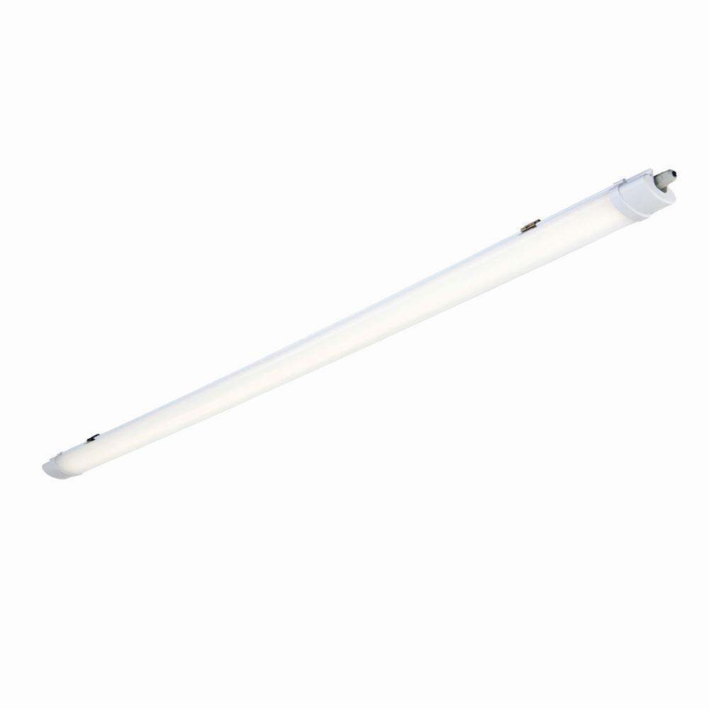 National Lighting Reeve Connect Anti Corrosive 5FT 45W Outdoor Weatherproof Polycarbonate Daylight White SMD LED Linkable Batten Ceiling Light IP65 Rated