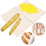 Proofing Cloth Baguettes, Couche Bread Cloth Firm Enough to Hold Creases Form, Easy to Make...