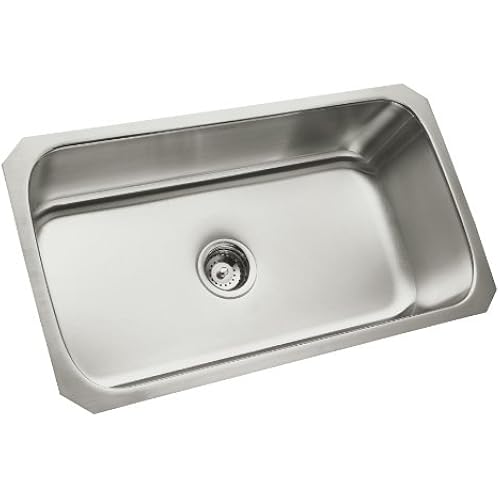 STERLING 11600-NA McAllister® 29-1/2" undermount single-bowl kitchen sink, Stainless Steel