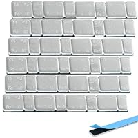 Auswuchtgewichte,(10+5)x4 Klebegewichte,Beschichtet Kleberiegel,Auswuchtgewichte Klebegewichte,Reifenwuchtmaschine Wuchtgewichte,Klebegewichte für Alufelgen,60g Wuchtgewichte mit Abrisskante,6 Artikel