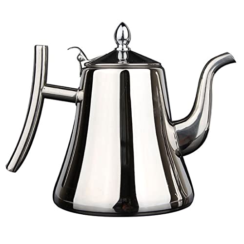 Stainless Steel Kettle with Infuser, Camping Coffee Tea Pots for Induction | Gas | Electric | Halogen |(1.5L)