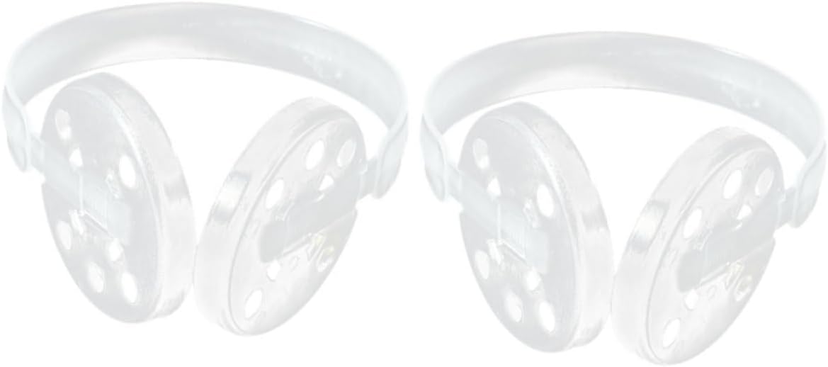 2pcs Diy Earmuff Frame Holder for Boys and Girls Noise Reduction Earmuffs Fluffy Plastic Frame Rack