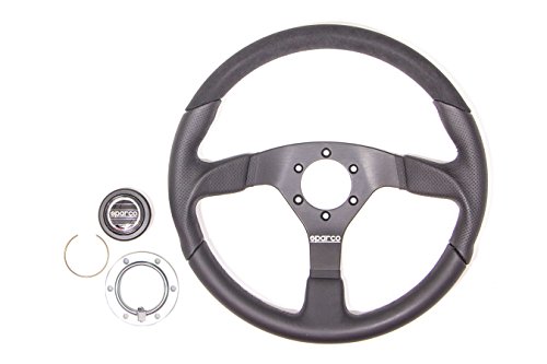 Sparco 015Tl522Tuv Lap 5 Black Steering Wheel #TOP2