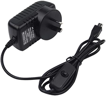 5V 3A Micro USB AC Adapter DC Wall Power Supply Charger with On Off ...