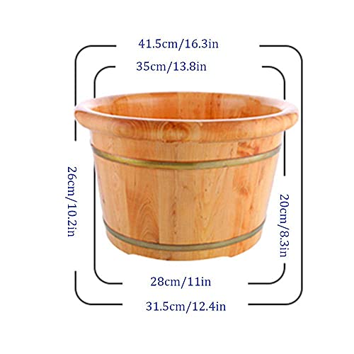 Baño de pies de madera con tapa y aroma natural miniatura 2