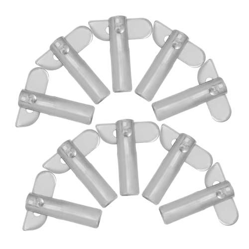 GARVALON 10pcs Detachable Guardrail Locking Pin Galvanized Steel Scaffolding Fixing for Secure Guardrail Systems High Precision and User-friendly Installation