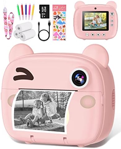 Kids Instant Camera for Toddlers Boys Girls Christmas Birthday Gifts 2.0 Inch Screen 12MP / 1080P HD Video Camera Baby Instant Print Digital Camera