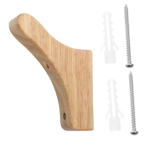 OKUMEYR 古筝専用実木壁掛けフック 木製頑丈スタンド 自然な枝デザイン 多目的楽器ディスプレイ用 簡単取付け耐荷重保持