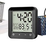 Genérico Orologio Da Doccia Impermeabile - Da Parete LCD Grande Display Timer Conteggio Indietro,Orologio Da Cucina Timer Doccia - Esercizio Cucina Riunioni Compiti Camera Da Ufficio