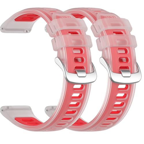 Forerunner 570 �W�F���[�X�g���b�v 2�� Garmin Forerunner 570 20mm & 22mm �Ή� �V���R�� ��w �r���v�o���h - �_�炩����v ���K�ȃt�B�b�g�� �J�X�^�}�C�Y�s�\�ȃJ���[�f�U�C�� (2 ���������b�h�A42