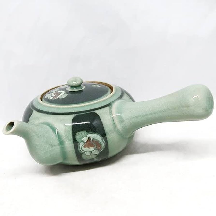 韓国青磁陶器　茶釜 高麗青磁【権泰鉉】暁泉窯 茶器 6点セット 韓国 - メルカリ