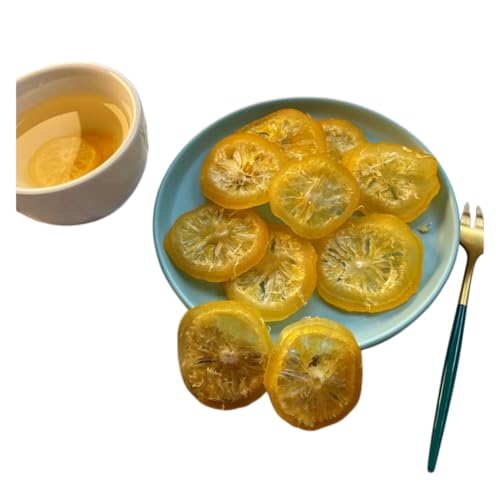 TraiHuyan Honig-Zitronenscheiben 250g – Natürlich Kandierte Zitronenstücke, Reich An Vitamin C, Ideal Für Tee, Backen Oder Als Snack, Vegan, Glutenfrei