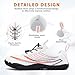 Imagen de ZDQ Barefoot Shoes Minimalistas Sneakers Hombre Mujer Transpirable Ligeras Flexible Puntera Ancha Zapatos Descalzos Trail Running Deportes Casual Fitness Blanco 43