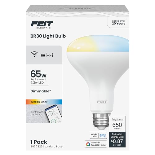 Feit Electric BR30 Wi-Fi Smart LED Bulb