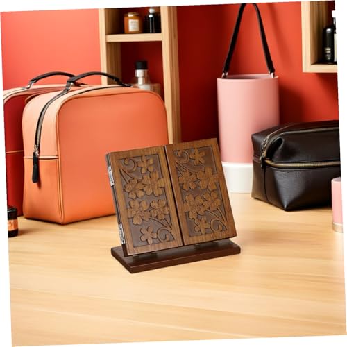Espejo de maquillaje plegable y elegante para organizar tu tocador con un toque vintage único 8