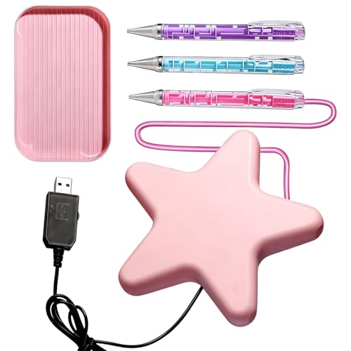 Stylo à vide pour strass et outil de peinture diamant électrique avec plateau de tri