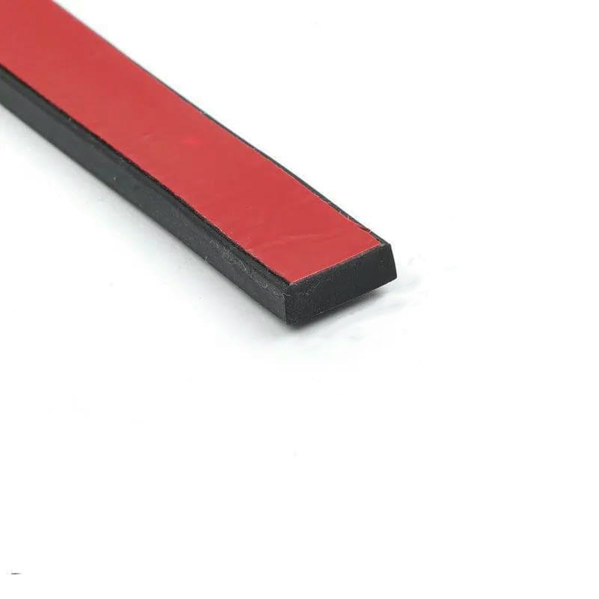Yfshc 5X15mm 50Cm Self Adhesive Black Silicone Rubber Strip Furniture Anti-Skid Resistant Durable Shock Absorption And Anti-Collision Gasket-50Cm