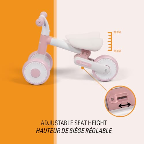 Baninni Laufrad, faltbar, 1-3 Jahre, Azura, Rosa – Weiß – Bild 6