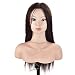 ErSiMan Busto para peluquería, plataforma solo con hombros para prácticas, maniquí modelo