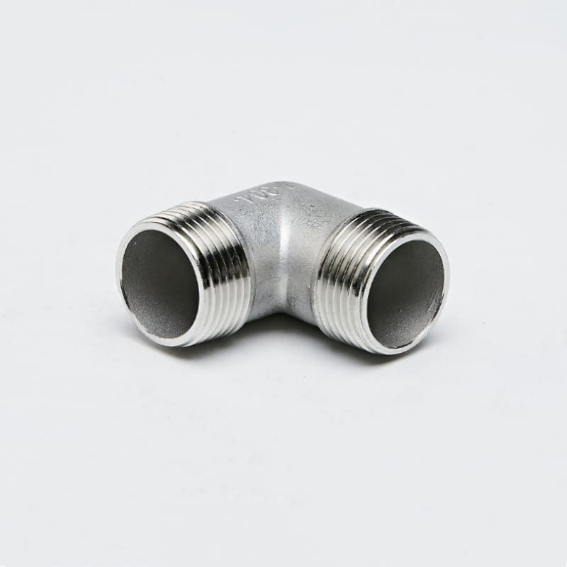 Raccord coude 3/8 mâle inox pour dévier une canalisation d'eau - 2