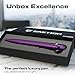 BASTION Aluminum Bolt Action HyperBolt Pen - CNC Machined Lightweight EDC Writing Tool, Refillable, Premium Gift Pen for Women & Professionals - Purple