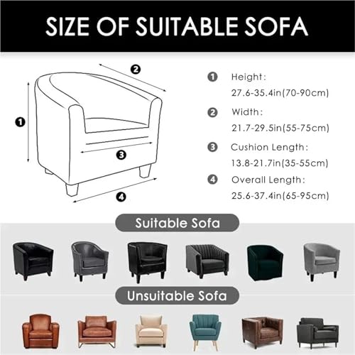 Funda de sillón reclinable de peluche elástica para proteger su sofá 5