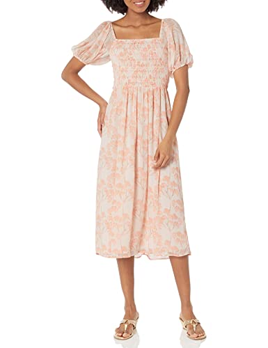 Robe longue Tommy Hilfiger en tissu premium imprimé floral avec finitions haute couture