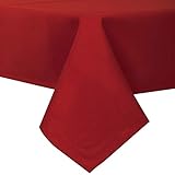 tischdecke rot 80x80 Ideal für Küche, Esszimmer, Garten, Balkon, Camping, Hotel oder Restaurant. Sie sind die beste Wahl für alle Arten von Partys, Familienfeiern oder Bankette.
