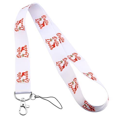 POTIY Sigma Theta Sorority Lanyards Queen Elephant Sorority Sister Lanyards Gift Lanyards (Delta Queen)