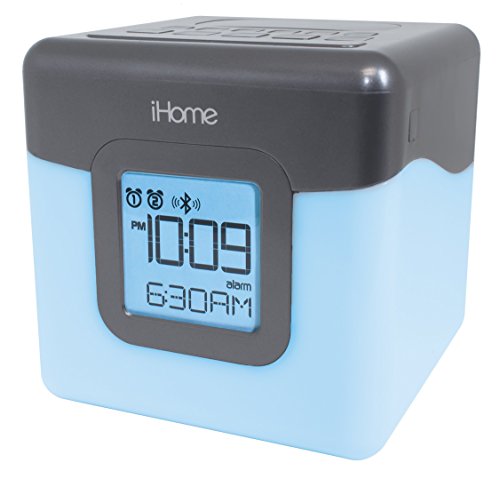 Ihome Bluetooth Color Changing Dual Alarm Clock Fm Radio With Usb Charging, Multi-Color, Five Color Led (Certified Refurbished) #TOP6