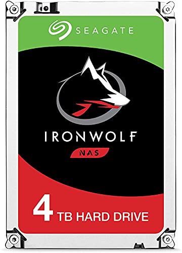 Seagate IronWolf, NAS interne Festplatte 4TB HDD, 3.5 Zoll, 5900 U