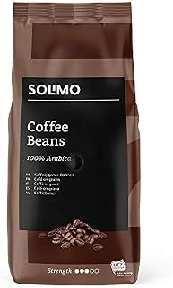 Amazon Brand - Solimo 100% Arabica Coffee Beans, 1 kg - Rainforest Alliance Certified