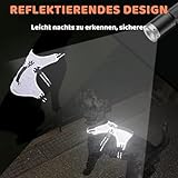 BELPRO Mehrzweck-Hundegeschirr, ausbruchsicher, kein Ziehen, reflektierend, verstellbare Weste mit strapazierfähigem Griff, Hundegeschirr für große/aktive Hunde(Orange, M)