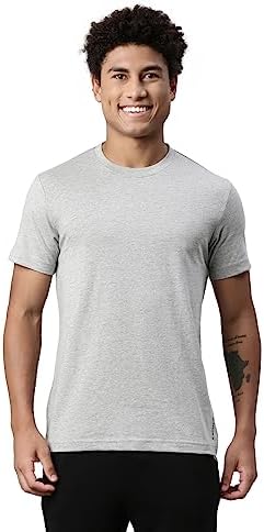 Levi's 025 Men's Premium Soft Cotton Solid T-Shirt - Round Neck, Short Sleeves with Side Branding (Pack of 1) Regular Fit