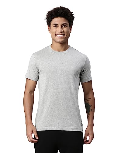 Levi's Men Premium Soft Cotton Loose 025 Solid T-Shirt - Round Neck, Short Sleeves with Side Branding (Pack of 1)