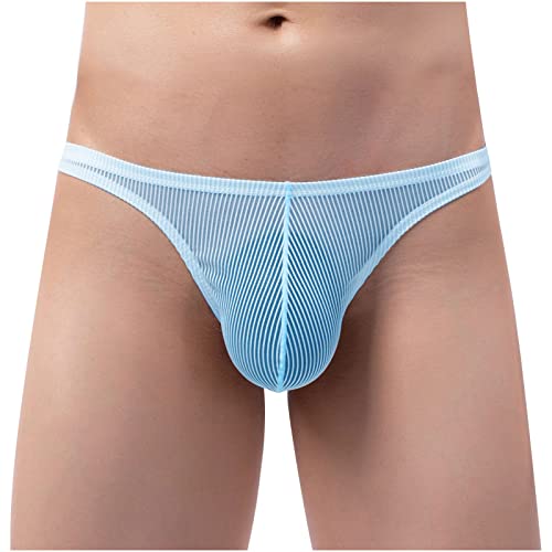 Ctreela Men's Ball Pouch Underwear, Sexy Semi See Through Brief, Low Rise Bikini Briefs, Mesh Breathable Under Panties2