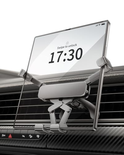 Delobon Car Phone Holder Mount [Designed for Foldable Phones] for Samsung Galaxy Z Fold 7 6 5 4 3 2 S25 Ultra Pixel 9 Pro Fold iPhone 16 15 14