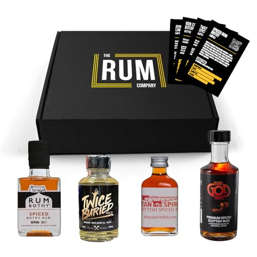 Scottish Rum Taster Set Gift Box #1 (4x50ml)