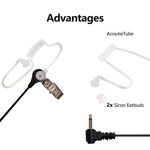 Walkie Talkies Speaker Mic PTT Radio Mic Shoulder Microphone Compatible for Motorola Radios BPR40 CP200 CP200D CP185 CP110 CLS1410 CLS1110 PR400 RDU4100 RDU2080D Two Way Radios - Image 3