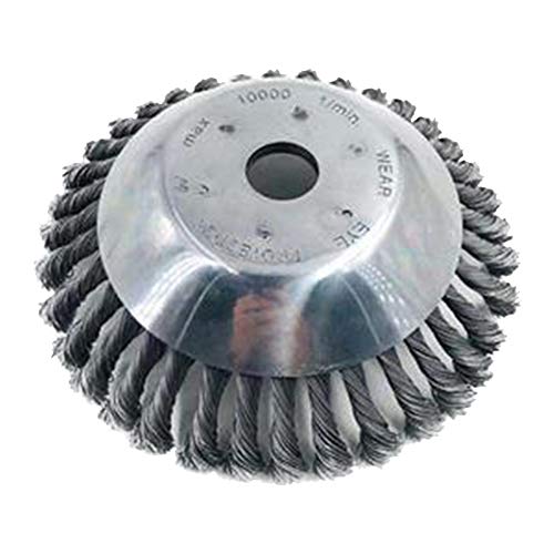 Liineparalle Stainless Steel Mower Rotary Trimmer Head Brush Cutter Head Mower Weed Eater Head Replacement Accessory for Garden or Agricultural(#2)