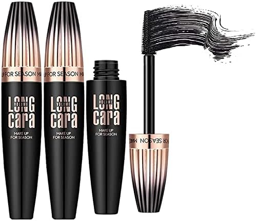 2023 New My Amazing Lashes Mascara, 4D Silk Fiber Lash Mascara, Natural Waterproof Long Lasting Mascara, Lengthening Lifting Multiplying Curling Natural Eyelash Primer Brush (1 PCS)