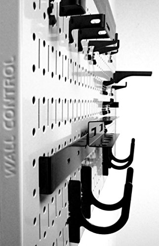 Wall Control Modular Pegboard Tool Organizer System - Wall-Mounted Metal Peg Board Tool Storage Unit For Pegboard Tiling (Gray Pegboard) #TOP4
