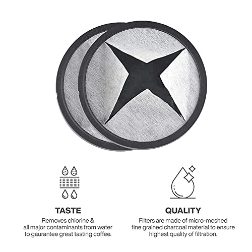 12-Pack Replacement Charcoal Water Filter Discs For Mr. Coffee Brewers Coffee Machines #TOP2