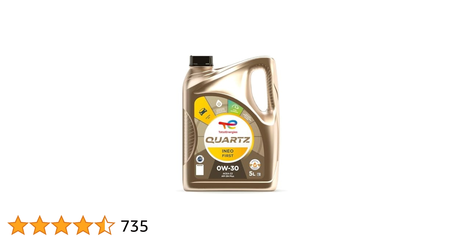 メンテナンス TotalEnergies QUARTZ INEO FIRST 0W-30 5L Amazon | TOTAL ( トタル ) エンジンオイル【QUARTZ INEO FIRST