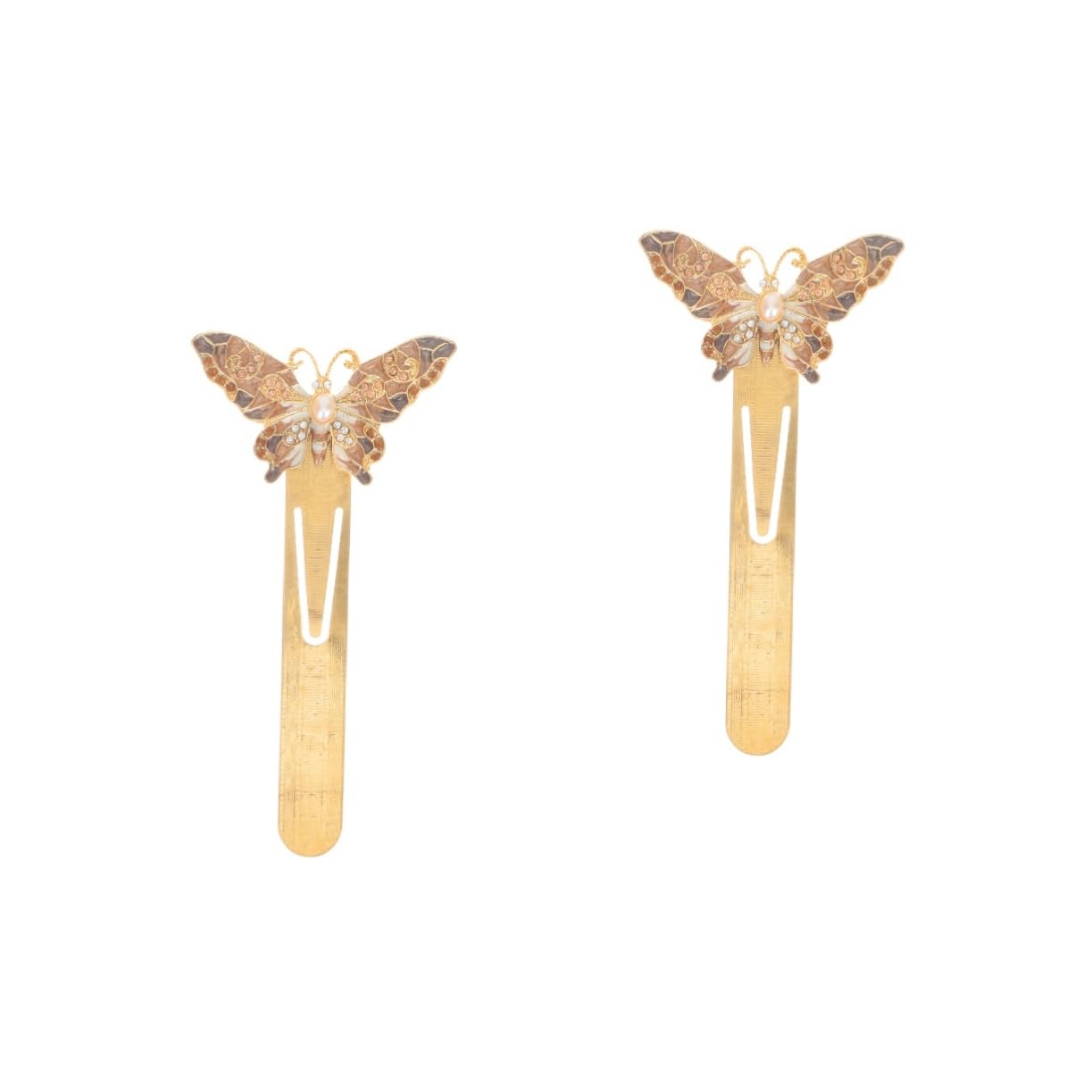 Marqueur de page papillon DOITOOL, marque-pages de papeterie en alliage - 8