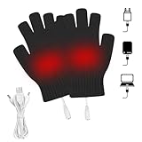 Guantes Unisex con Calefacción USB,USB Calentados Guantes,Guantes Térmicos USB,Guantes Eléctricos USB,Guantes Calefactados USB Invierno,Guantes Calefactables por USB,Guantes Calentados por USB